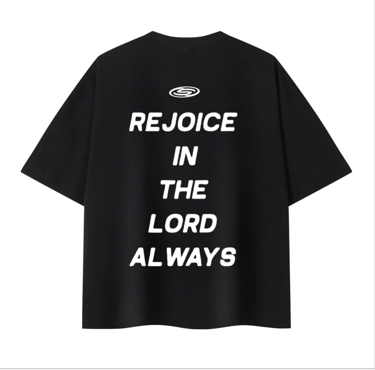 [ JOY ] BOXY SIFTED TEE  “ONYX ”