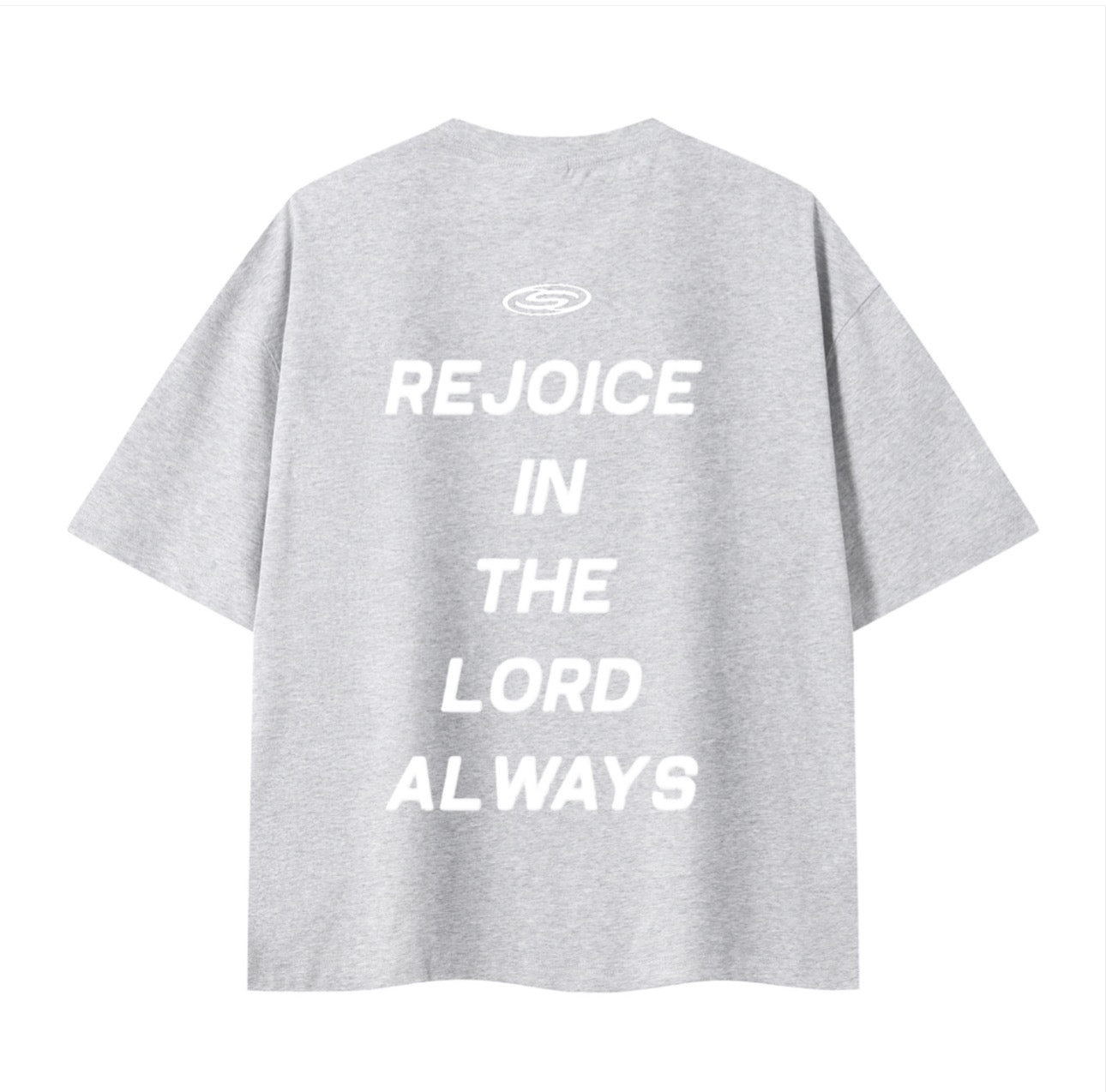 [ JOY ] BOXY SIFTED TEE “CLOUD GRAY”