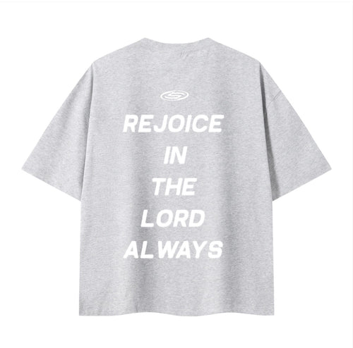 [ JOY ] BOXY SIFTED TEE “CLOUD GRAY”