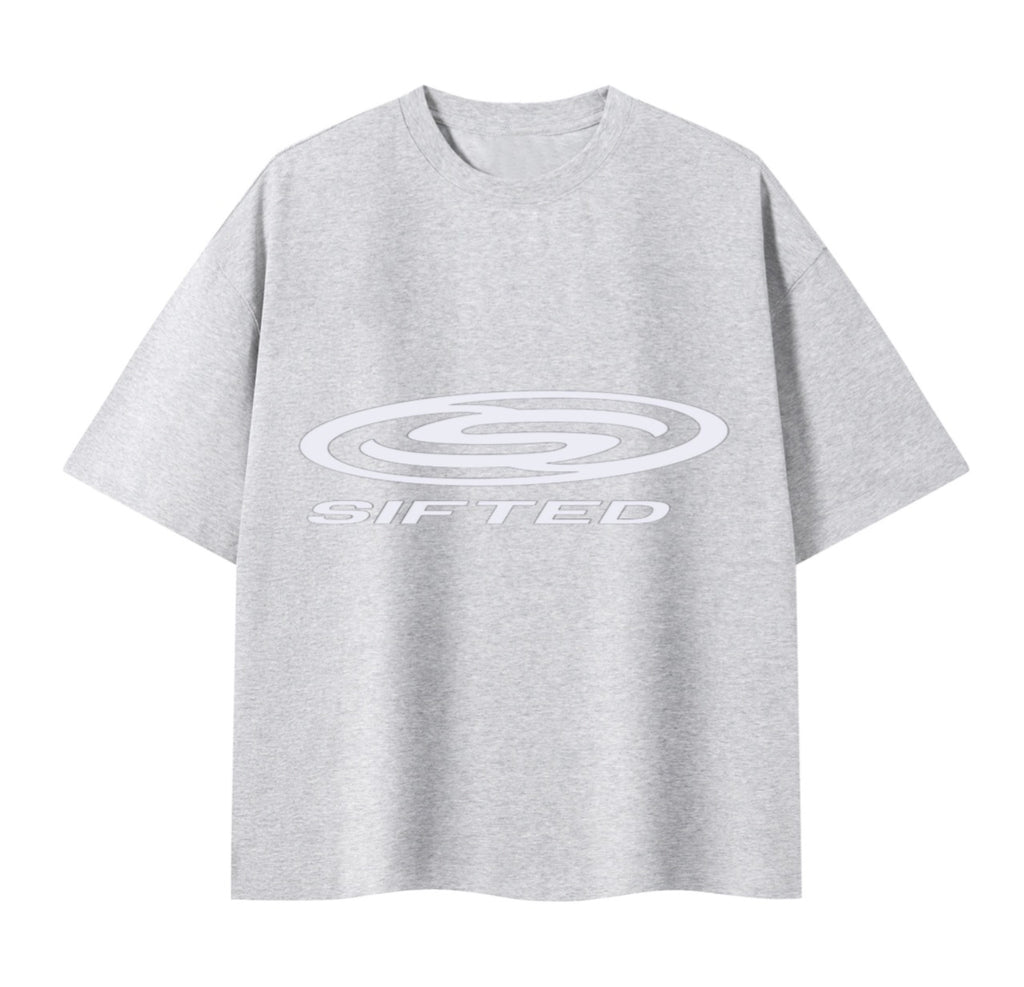 [ JOY ] BOXY SIFTED TEE “CLOUD GRAY”