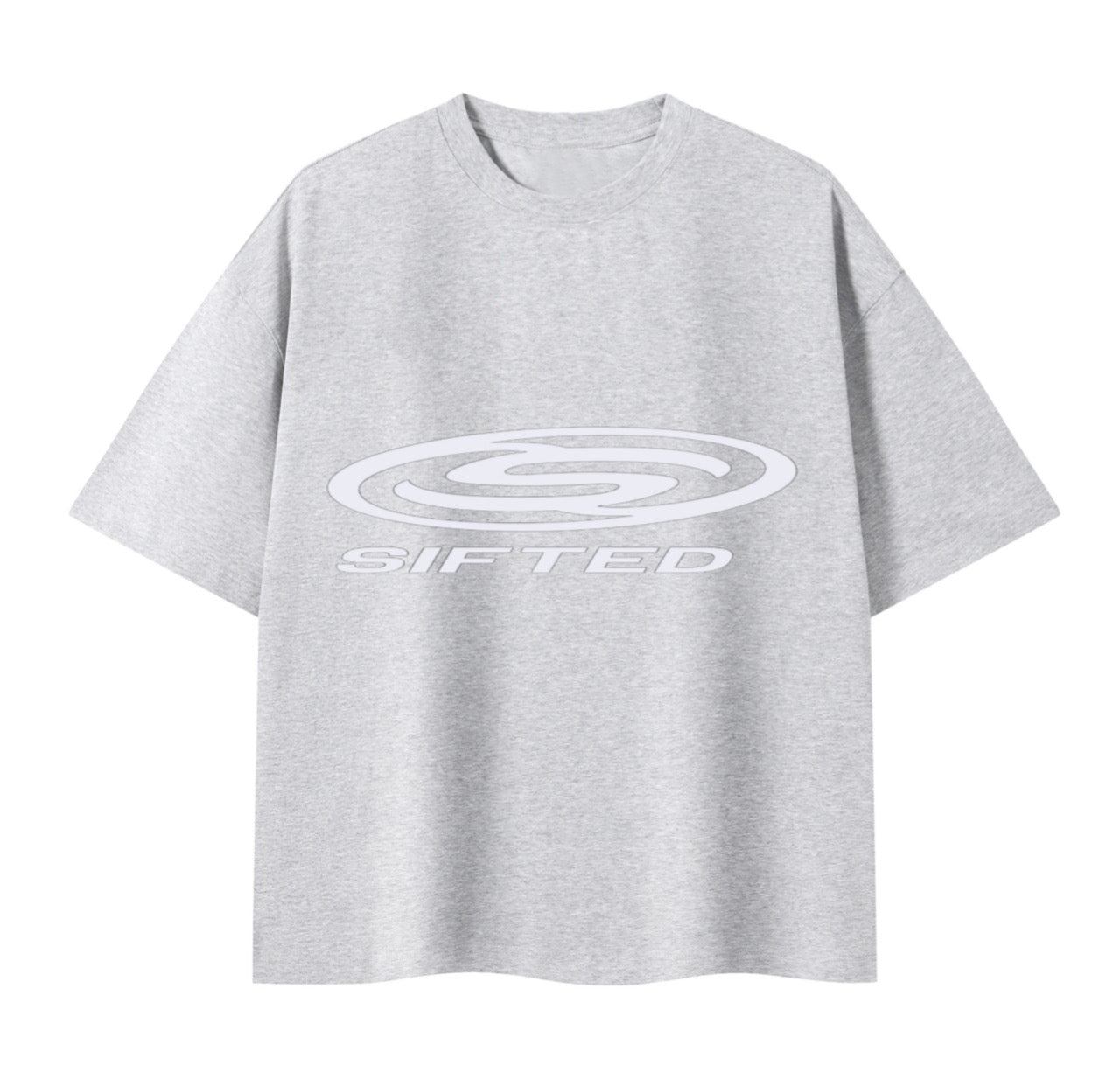 [ JOY ] BOXY SIFTED TEE “CLOUD GRAY”