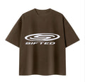 [ JOY ] BOXY SIFTED TEE “ CLAY ”